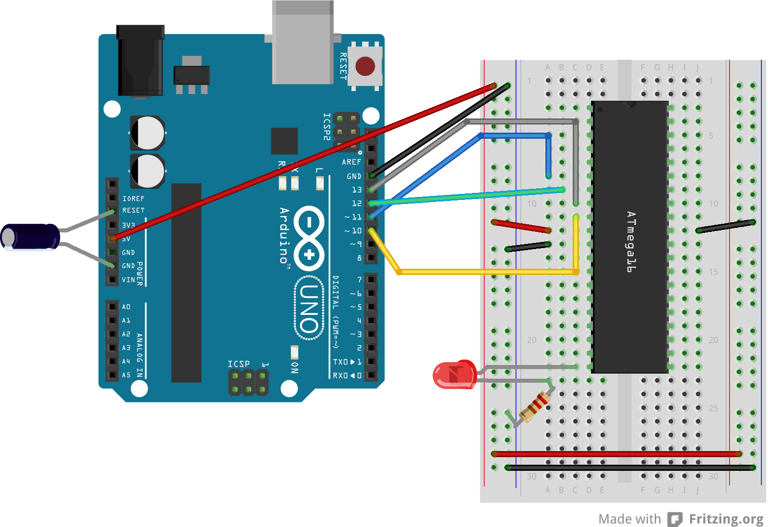 Program Atmega128 With Arduino